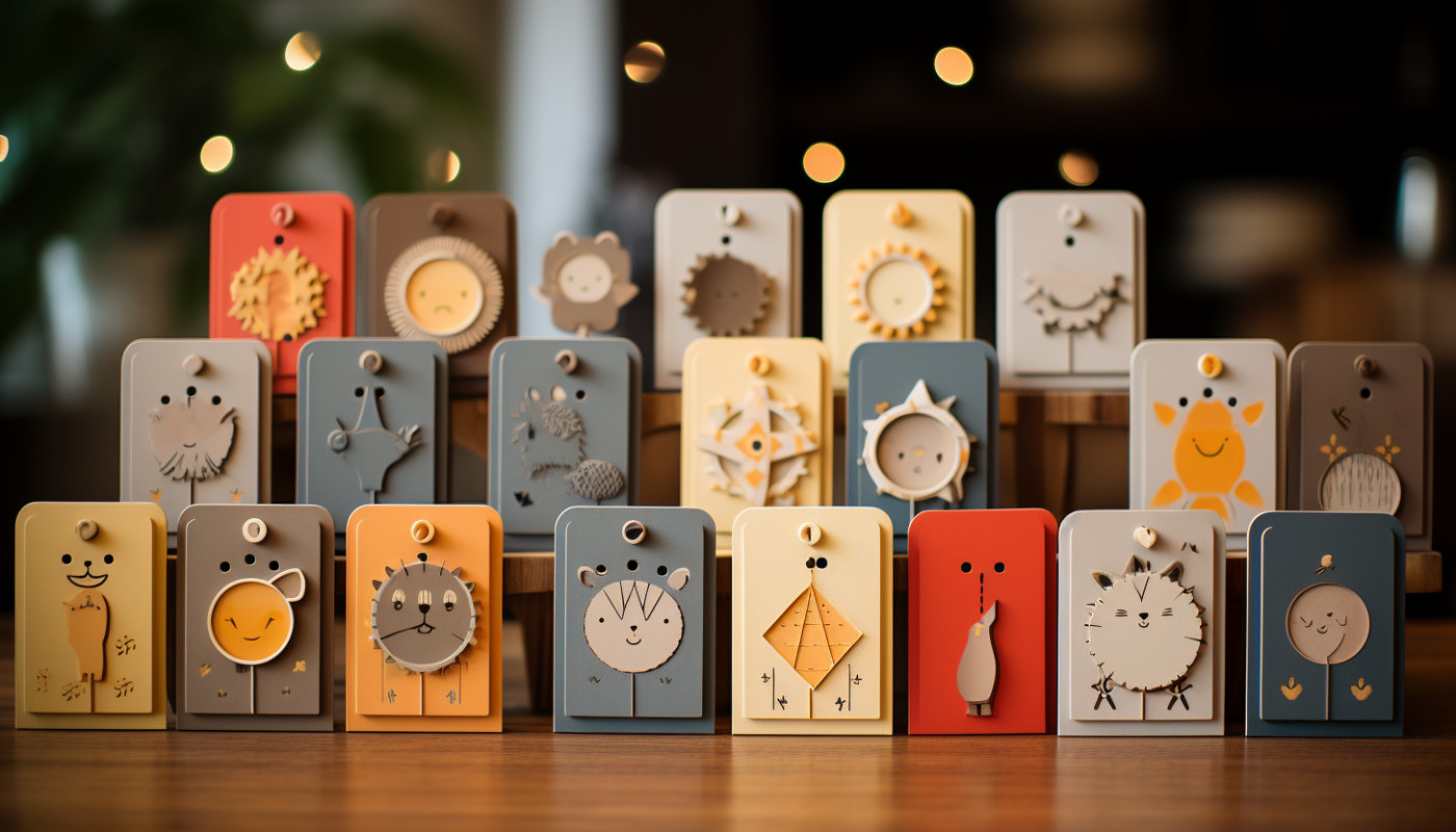 Divers - Des cartes bébés en bois